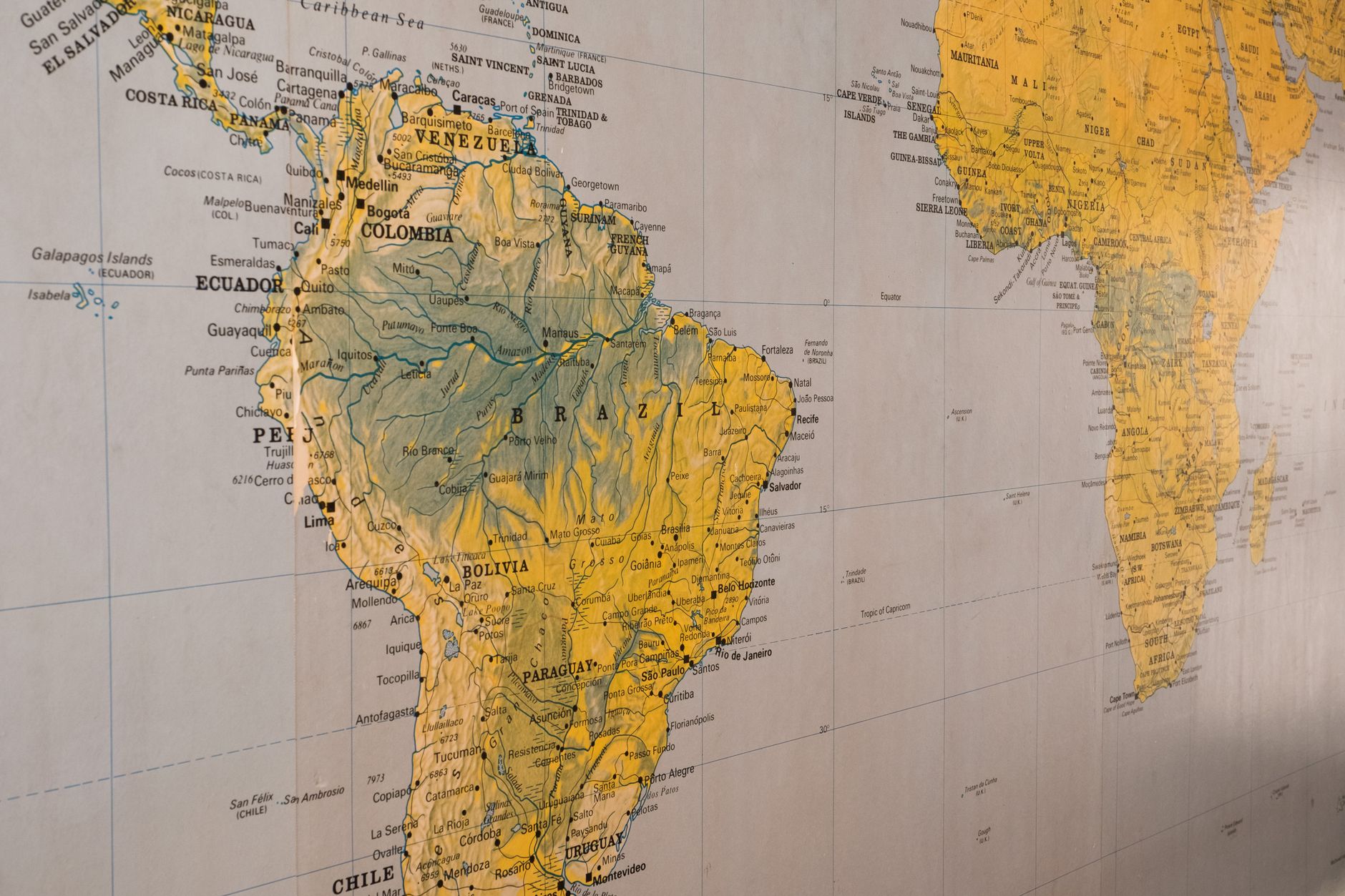 investissement Afrique carte