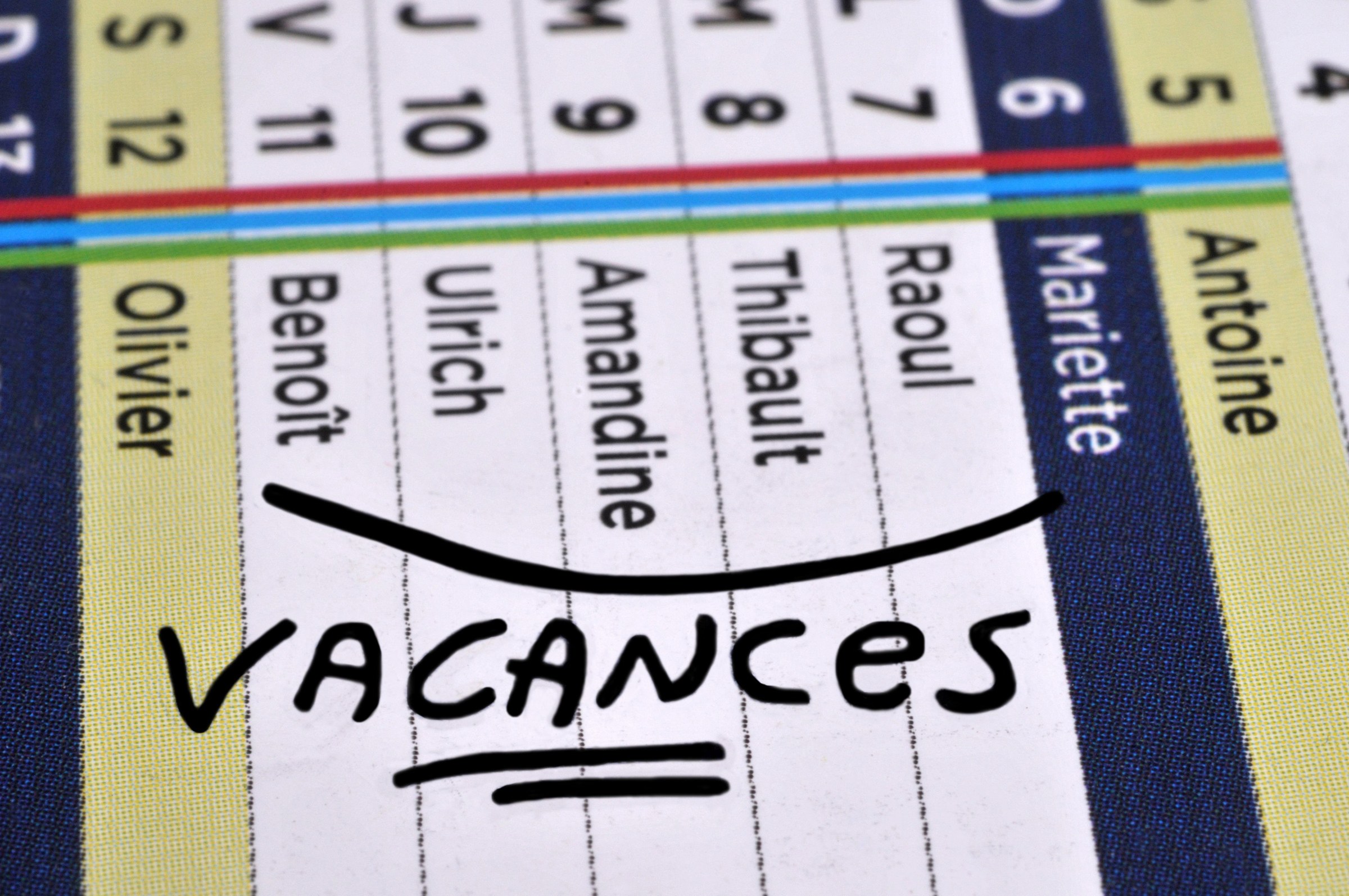 Calendrier des vacances de février 2026 avec les dates par zone scolaire A, B et C