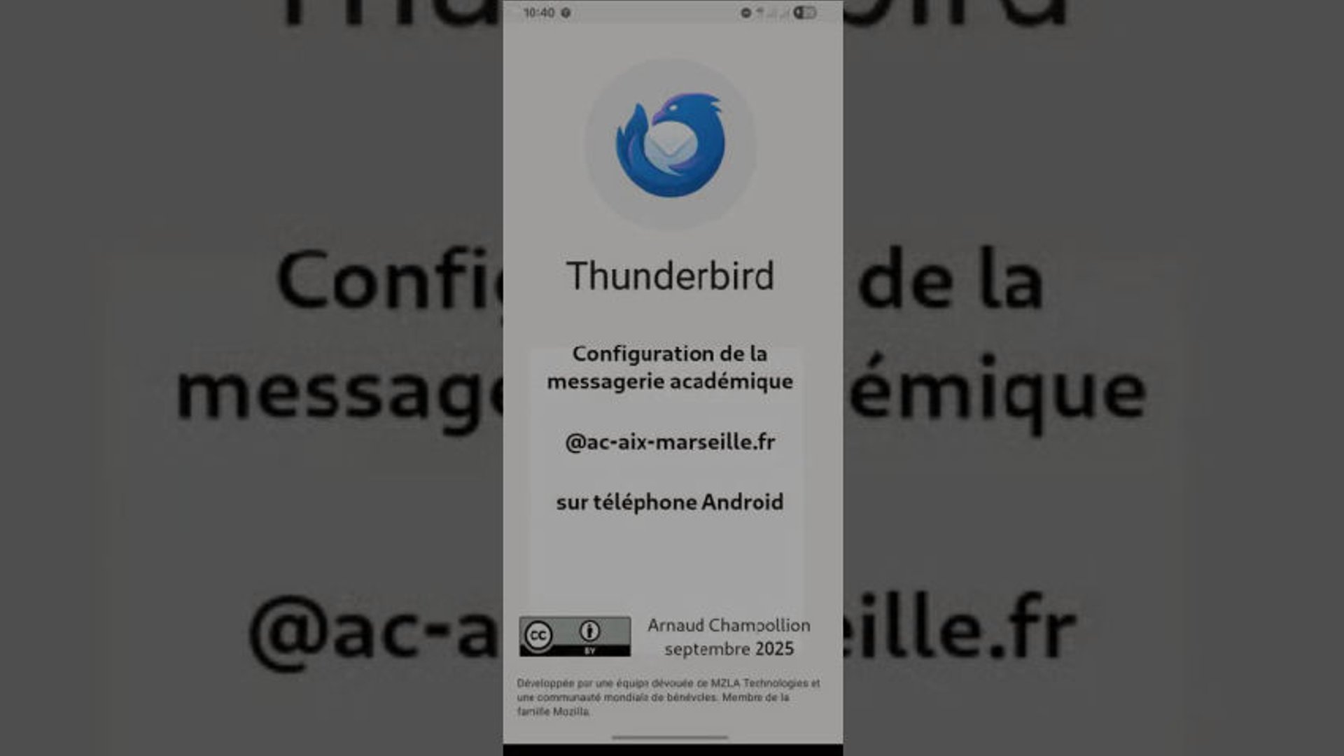 Écran de connexion à la boîte mail académique d'Aix-Marseille sur un ordinateur portable
